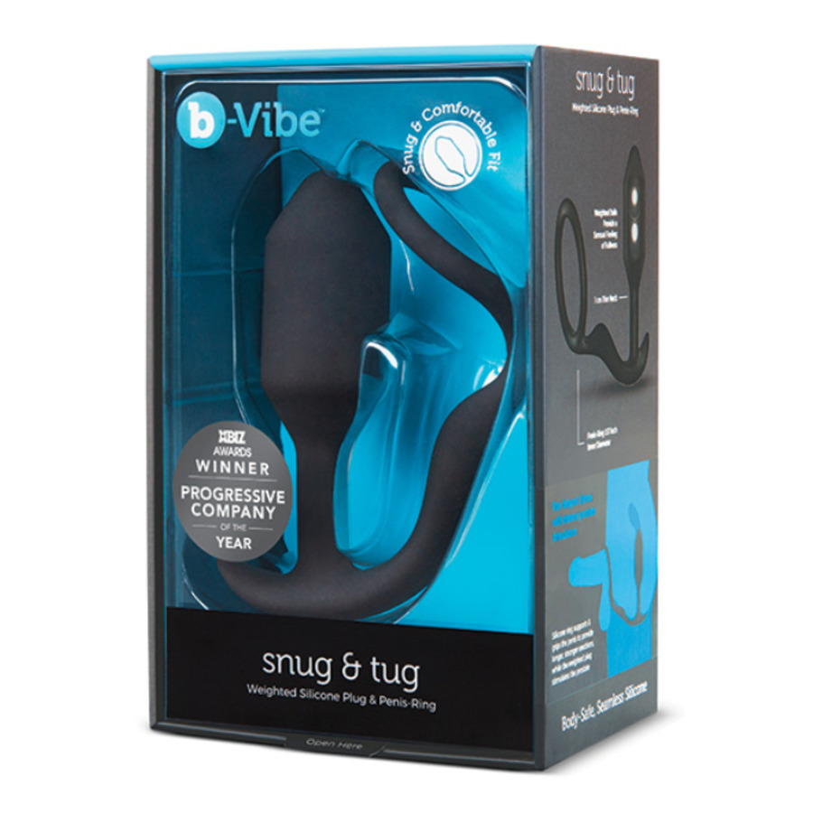 B-Vibe - Snug & Tug Prostaat Massager Met Penisring Anale Speeltjes